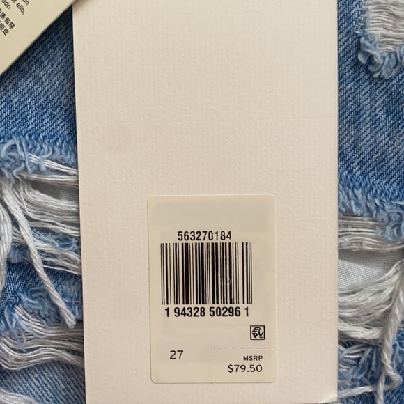 Levi 501 high rise shorts size 27 - Picture 4 of 7